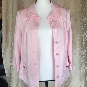 BRAND NEW Pink Button Up Jacket
